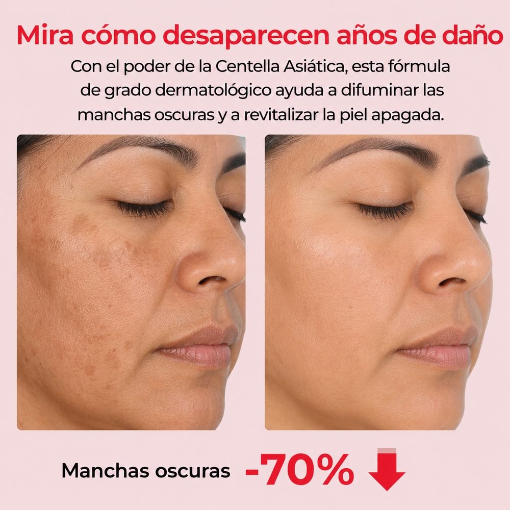 Apariencia de tono más uniforme y luminoso