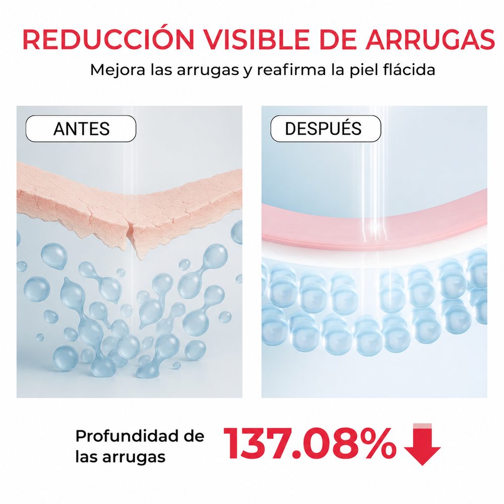 Reducción visible de arrugas